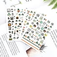 thumbnail image 4 of 10 Sheet Clover Pattern Nail Art Stickers Decals Self Adhesive Stickers Clover Pattern Label Stickers for Laptop Planners Scrapbook Suitcase Diary Notebooks Valentine's Day Elegant Gifts Colorful, 4 of 4