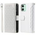 thumbnail image 2 of Decase Case For Apple iPhone 11(6.1 inch),Fashion Girl Crossbody Strap Card Slots Wallet Folio Flip Holder Shockproof Phone Cover with Wrist Strap,White, 2 of 13