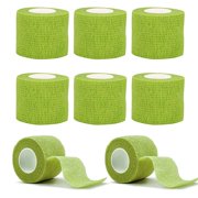 Tattoo Grip Cover Wrap,8PCS Disposable Cohesive Tattoo Grip Cover Elastic Bandage Handle Grip Tube for Tattoo Machine Tattoo Grip Accessories(Grass Green)