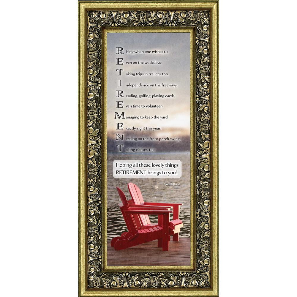 Job Retirement, Framed Gift for Men and Women who are Retiring