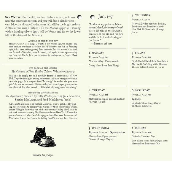 An Almanac of New York City for the Year 2024