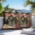 thumbnail image 4 of Outdoor Pillow Cover Flower Vase Set of 2 Waterproof Throw Pillowcases Floral Oil Painting Decorative Patio Furniture Pillows for Couch Garden Indoor & Outdoor Use, 4 of 9