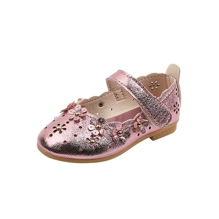 

zuwimk Toddler Girl Shoes Baby Girls Boys PU Leather Shoes Toddler First Walker Soft Sole High-Top Ankle Sneakers Crib Shoes Pink