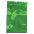 thumbnail image 1 of Yuarrent 100 Uds bolsa de papel de aluminio a prueba de fugas Ziplock bolsas de paquete verde 7,5x6,5 cm Type2 NO2, 1 of 6