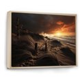 thumbnail image 2 of Designart "Dune Dreams Beach Photo VI" Nautical & Beach Floater Framed Wall Decor, 2 of 7