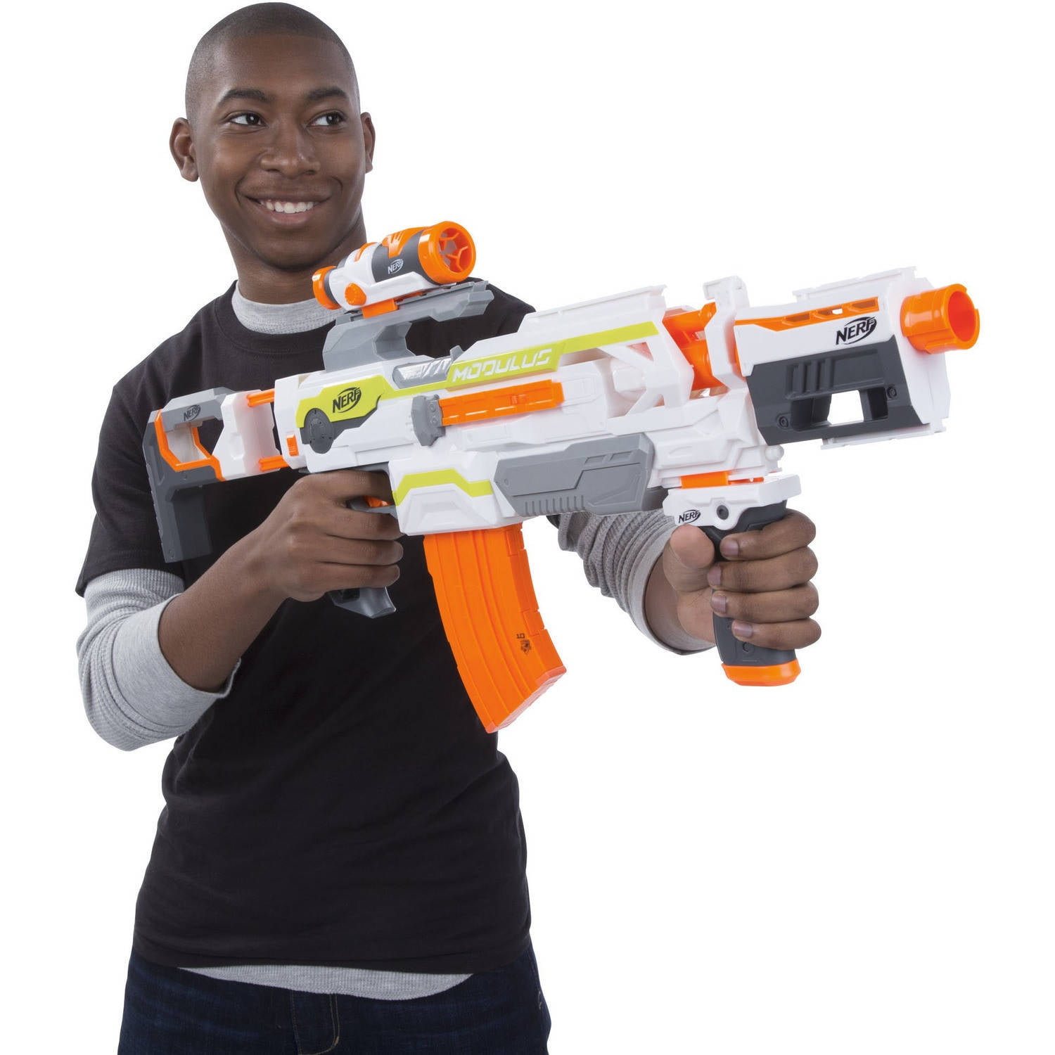 Nerf Modulus The StockShot Blaster Gun Ages 8 Kids Toy Indoor Outdoor 