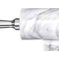thumbnail image 5 of Fox Run Marble Rolling Pin and Base with Aluminum Handles, White, 2.5" x 17.5" x 3", 5 of 8