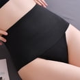 thumbnail image 5 of Timoontee Women's Seamless High Waist Tummy Control Panties Shorts Slimming Body Shaper Thong Underwear Briefs Intimates Shapewear Black L, 5 of 5