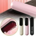 thumbnail image 4 of Wireless Negative Ion Straightening Comb for Hair Styling Portable Curling Tool Non Damaging Heat Protectant Lazy Scalding Comb Straight & Curler Purpose, 4 of 4