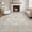 Beige Linen, variant on Area Rug Living Room Rugs -8x10 Washable Boho Rug Vintage Oriental Distressed Farmhouse Large Thin Indoor Carpet for Living Room Bedroom Under Dining Table Home Office - TealTaupe