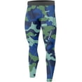 thumbnail image 4 of Men's Running Fitness Cooling Sportswear Camo Compression Short-Sleeved Shirt + Pants Sets, 4 of 6