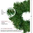 thumbnail image 4 of Northlight 6" Deluxe Dorchester Pine Artificial Mini Christmas Wreath - Unlit, 4 of 5