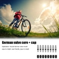 thumbnail image 4 of 8pcs EP2 English Dunlop Woods Valve Cores with Caps for Bike Inner Tube, 4 of 8