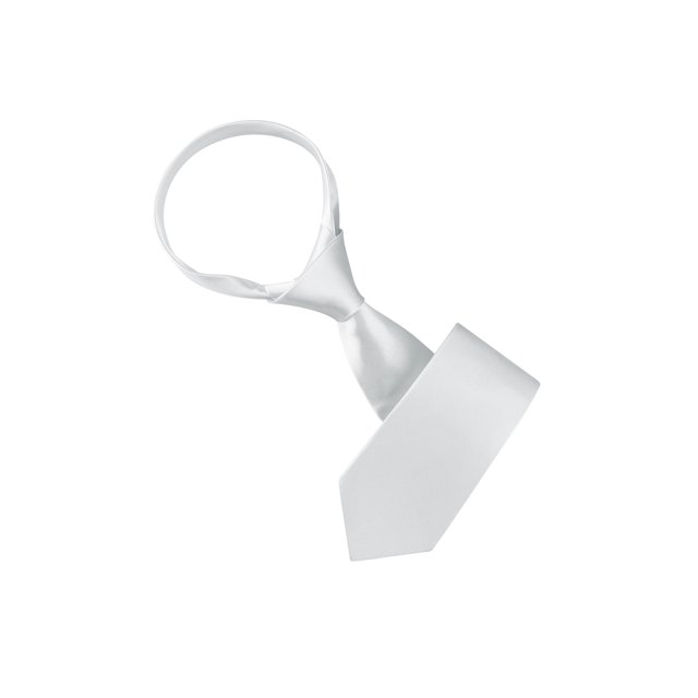 INSPIRE CHIC Cravates à Nouer pour Homme, Couleur Unie, Formelles Décontractées, Fête Mariage, Blanches