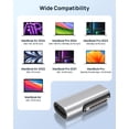 thumbnail image 2 of Adaptador electrónico Lanhiem 140W PD USB-C a MagSafe 3 Silver, 2 of 8