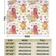 thumbnail image 3 of Fall Throw Blanket Red Truck Maple Leaves Orange Pumpkin Autumn Harvest Fleece Fuzzy Gifts Blanket Soft Cozy Warm Flannel Plush Blanket Decor for Home Couch Sofa Bed Chair Dorm 60''''X80'''', 3 of 4