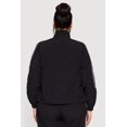 thumbnail image 5 of Women's Plus Size Not Now Embroidered Windbreaker, 5 of 5
