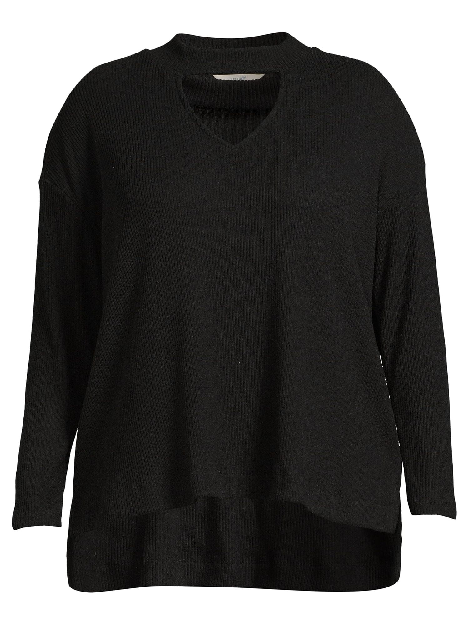 Terra & Sky Long Sleeve Polyester, Rayon & Spandex Top (Women's Plus) 1 Pack