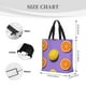 thumbnail image 3 of Easygdp Yellow Lemon And Orange Bolsa Tote para Mujer, Bolso de Hombro para Trabajo, Playa, Viajes, Compras y Supermercado, 3 of 7