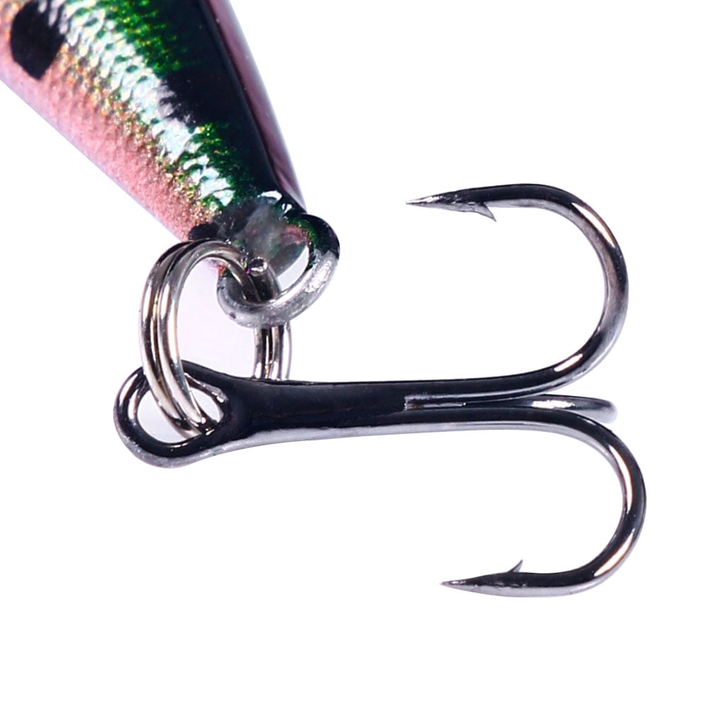 HENGJIA 8PCS Fishing Lures for Bass Pencil Plopper Bass Lures Topwater Minnow Lure Hard Baits Freshwater or Saltwater, 1.97in/0.12oz