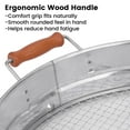 thumbnail image 2 of 3mm Mesh Soil Sieve - 18.5" Professional Gardening Sifter Screen for Fine Compost, Potting Mix, Seed Starting & Worm Castings | Stainless Steel Soil Riddle, 2 of 7