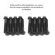 thumbnail image 2 of Juego De Tornillos De Abrazadera De Rosca Fina De 16 Piezas, Herramienta De Fijación Inoxidable De Acero Inoxidable De Repuesto Para Colector De Escape De Motor Diésel Ford F250 F350 7.3L Power Vogacara VI003047-00, 2 of 7