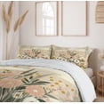 thumbnail image 6 of Ambesonne Floral Eucalyptus Duvet Cover Set, Boho Nordic Art, King, Blush Eggshell Amber, 6 of 6