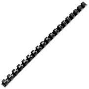 Binditek 19 Ring Plastic Binding Comb,3/8 Inch Diameter,60 Sheet Capacity,Letter Size Black Comb Binding Spines