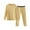 F09-Yellow, variant on FYDUU Boys Pajamas 2-Piece Kids Thermal Underwear Set Long Sleeve Shirts Pants Comfortable Wicking Sleepwear Loungewear For Boys Girls,Coffee,4-5 Years