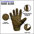 thumbnail image 5 of Glacier Outdoor Guide Glove Unisex 100% Leather Palm Water-Resistant for Hunting, Realtree EDGE XL, 5 of 7