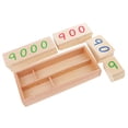 thumbnail image 1 of Material de Matemáticas Montessori Macarena Tarjetas Numéricas 1-9000 en Caja Juguetes Educativos, 1 of 8