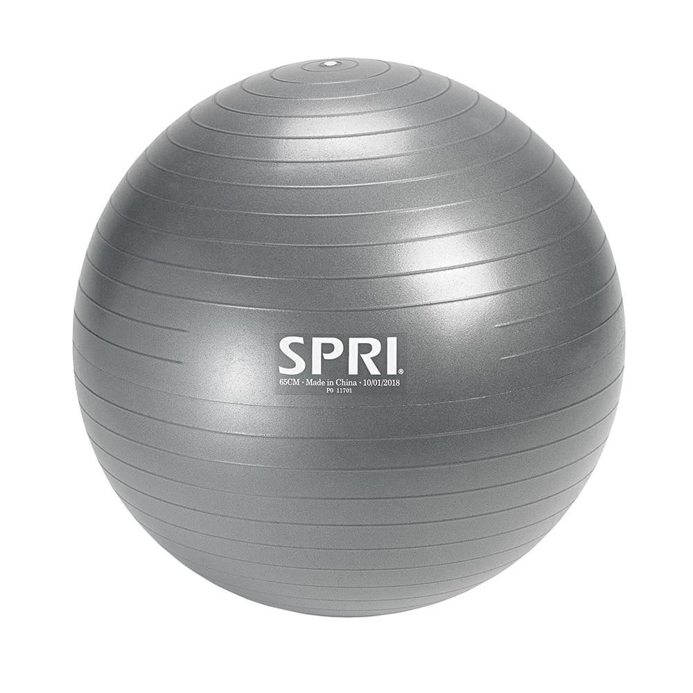 SPRI Weighted Stability Exercise Yoga Ball Extra Thick and Anti-Burst 55/65/75 