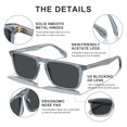 thumbnail image 4 of Gafas de Sol CARFIA Retro Polarizadas UV400 para Hombre Cristal Azul, 4 of 9