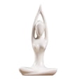 thumbnail image 1 of Figura de cerámica de color blanco, adorno, escultura, regalo de cumpleaños y boda. Los 7.5x4.5x14cm, 1 of 6
