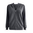 thumbnail image 5 of Sudadera Con Capucha de Manga Larga Sólida Para Mujer, Informal, A La Moda, Con Cremallera, Chaqueta de Punto Para Mujer Odeerbi ODB-6, 5 of 5