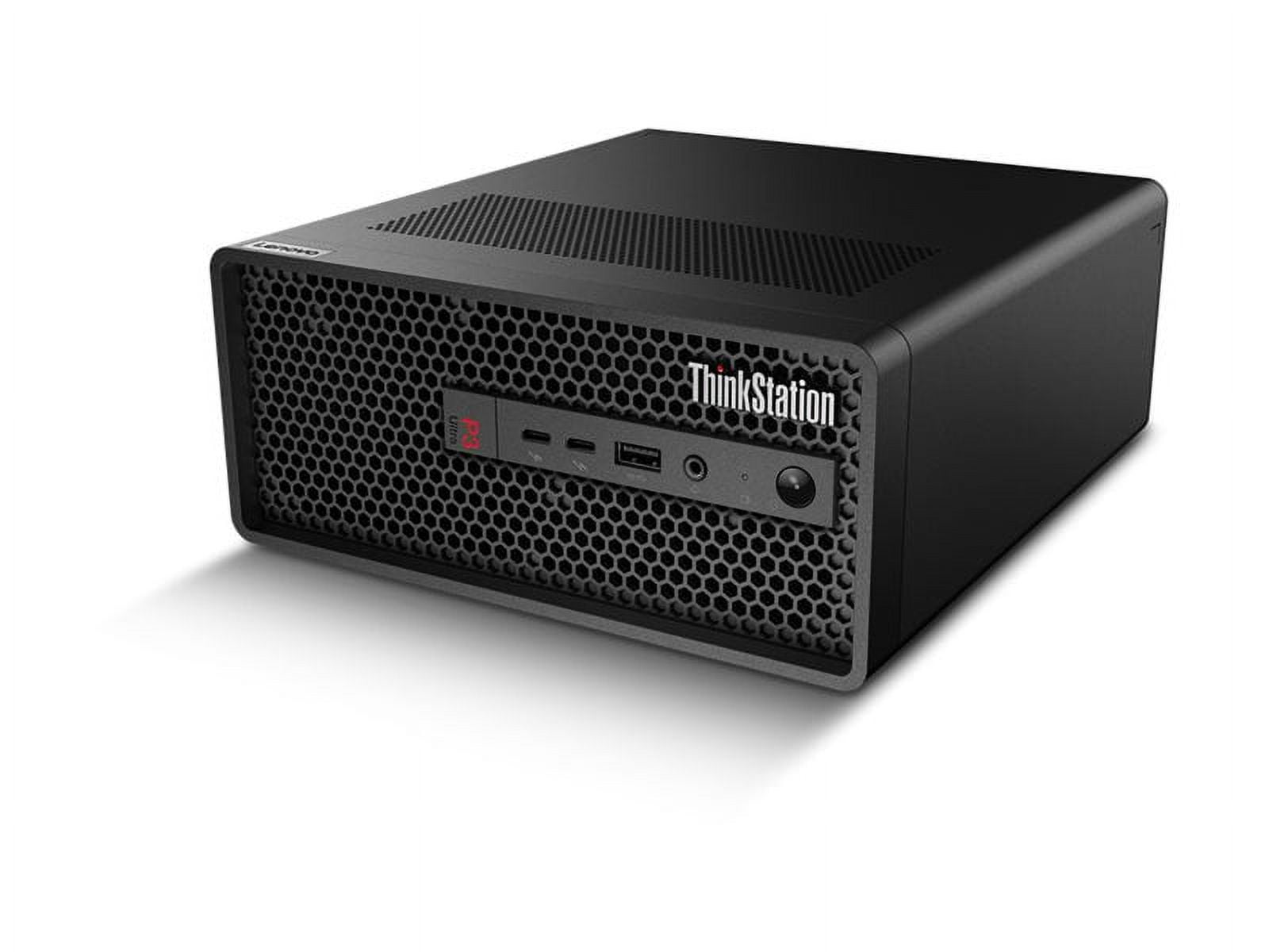 Lenovo ThinkStation P3 Ultra 30HA - MT 1 x Core i9 i9-14900 / up to 5.8 GHz - vPro Enterprise - RAM 64 GB - SSD 2 TB - TCG Opal Encryption, NVMe, Performance - T1000 - Gigabit Ethernet, 2.5 Gigabit Ethernet, IEEE 802.11ax (Wi-Fi 6E) - Win 11 Pro - monitor: none - keyboard: English - Lenovo TopSeller - with 3 Years Lenovo Premier Support