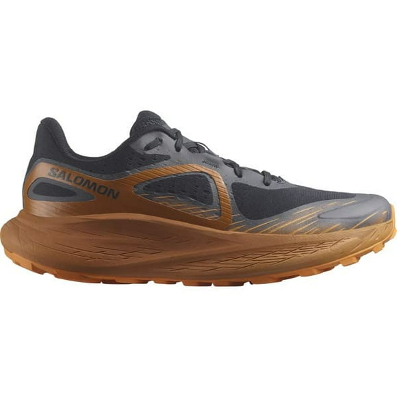 Salomon Men's Glide Max TR Trail Running Shoe, Dark Sapphire/Sugar Almond/Orange Pepper, Sz 10 US