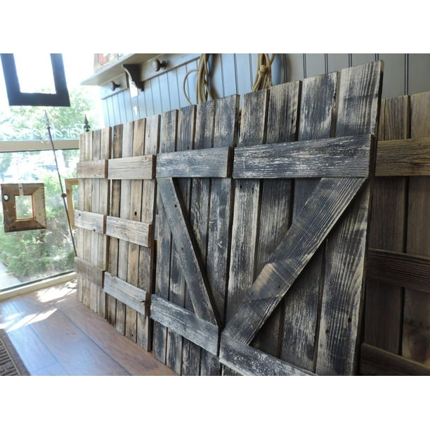 AllBarnWood Rustic Shutters for 46" X 36" Window Pane Mirror ZStyle