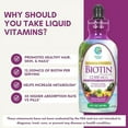 thumbnail image 3 of Tropical Oasis - Maximum Strength Biotin with Aloe Vera | Liquid Vitamin Supplement - Promotes Healthy Hair, Skin, & Nails - Increases Metabolism | Tropical Fruit, 4 fl oz, 30 Servings, 3 of 7