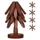 thumbnail image 1 of Herramientas y mejoras para el hogar Trípode de madera caliente Trípode en forma de árbol Juego de 3 trípodes de madera 1 soporte Madera de nogal Una picadora, 1 of 9