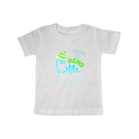 

Inktastic Papa s Lil Dino with Cute Blue Baby Dinosaur Gift Baby Boy or Baby Girl T-Shirt
