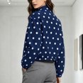 thumbnail image 7 of Enjoytime Polka Dots Jackets for Women Long Sleeve Zip Up Lightweight Coat Fall Plus Size Fashion Work Casual Outerwear, 7 of 7