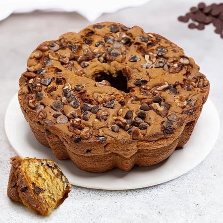 CoffeeCakes Chocolate Chip Walnut Coffee Cake, Maple Sour Cream Dessert, Fresh Baked, Kosher, No Preservatives, Serves 8–12