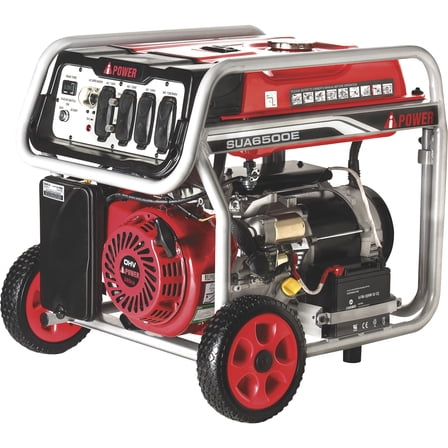 A-iPower Portable Generator, 6500 Surge Watts, 5350 Rated Watts, Model# SUA6650L