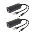 thumbnail image 1 of 2Pcs PoE Splitter, Power Over 48V to 12V 2A Adapter for, 1 of 8