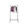 thumbnail image 1 of Utopia Alley R3BK 37.5 in. 2 Tier Double Bar Garment Rack, Chrome & Black, 1 of 1