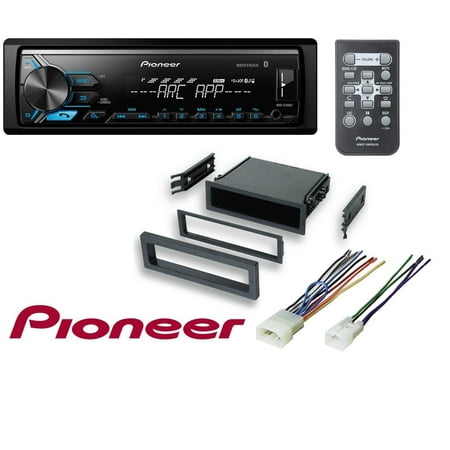 LEXUS TOYOTA SELECT MODELS CAR STEREO RADIO INSTALL MOUNTING KIT WIRE HARNESS W/ Pioneer MVH-X390BT Vehicle Digital Media Receiver with Pioneer ARC app compatibility,Built-in (Best Hindi Radio App)