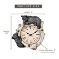 thumbnail image 2 of Black Bear Cubs on Birch Woodland Style Wall Clock Cabin Lodge, 2 of 9