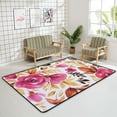 thumbnail image 4 of FREEAM Soft Foam Nursery Area Rugs Seamless Pink Coral Floral Pattern Non Slip Play Mats for Kids Boys Girls Playing Room Living Room72x48 inch, 4 of 6