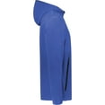thumbnail image 4 of Augusta Sportswear B29634757 Eco Revive Polar Fleece Hooded Full-Zip Jacket, Royal - 2XL, 4 of 7